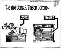 The NDP jobs and timber accord: Jobs, Timber