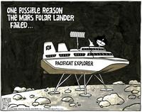 One possible reason the Mars polar lander failed...