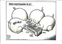 More overcrowding in B.C. NDP MLAs. Pensions