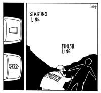 "Start line" "Finish line"