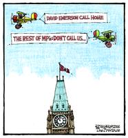 David Emerson call home the rest of MP's: Don't call us...