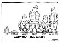 Military land mines