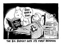 "Once upon a time ... " The B.C. budget gets its first reading