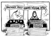 VANCOUVER STREET VENDORS WELCOME APEC