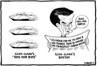 GLEN CLARK'S "TOYS FOR BOYS" GLEN CLARK'S BOYTOY "Just call me Greta"