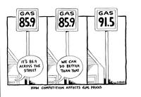 How competition affects gas prices "It's 86.9 across the street" "We can do better than that"