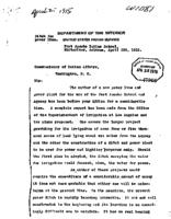 Water Power System and Irrigation enlargement Letter - 1915
