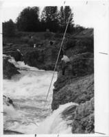 [First nations man fishing]