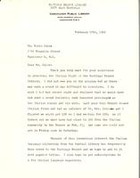 [Vancouver Public Library Letter to Mr. Mario Culos]