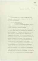 Copy of letter from Reid to W. D. Scott re final arrangements for ship's departure. Page 1
