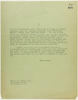 Copy of letter from Stevens to Dr. Davis re the Asiatic Immigration problem. Page 3
