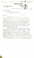[William C. Hopkinson, Immigration Inspector, to William W. Cory, Deputy Minister of the Interior]. Page 1