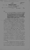 [Extract from William C. Hopkinson, Immigration Inspector, to William W. Cory, Deputy Minister of the Interior. Copy]. Page 1