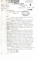[Malcolm R. J. Reid, Dominion Immigration Agent, to William D. Scott, Superintendent of Immigration. Original]. Page 1