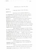 [Malcolm R. J. Reid, Dominion Immigration Agent, to Daljit Singh, Secretary to Charterers, Komagata Maru]. Page 1