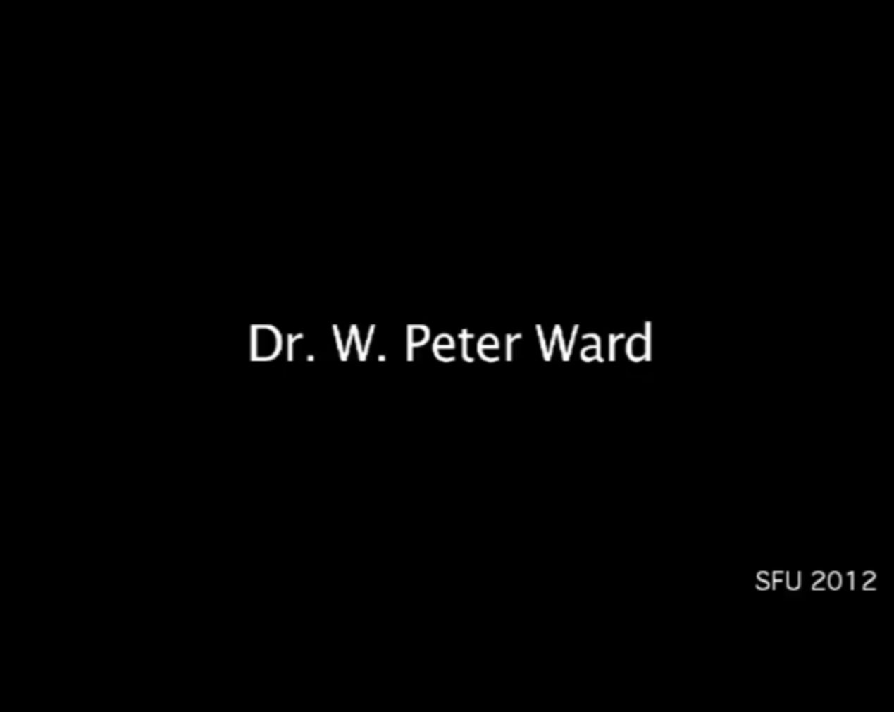 W. Peter Ward interview