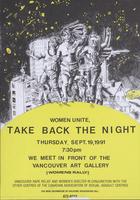 Women Unite, Take Back The Night