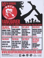 10th Annual Rock for Choice Vancouver