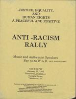 Justice, Equality, and Human Rights: A Peaceful and Positive Anti-Racism Rally