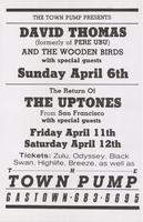 The Town Pump Presents David Thomas and the Wooden Birds; The Return of The Uptones