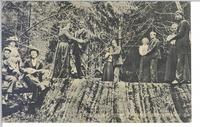 Dancing on the Stump of a Giant Fir, B.C.