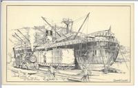 Loading Lumber at Cowichan Bay, B.C. for South Africa