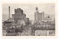 Granville Street, showing C.P.R. Hotel and Vancouver Block, Vancouver, B.C.
