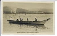 Indian Dug-Out Canoe, Vancouver, B.C.