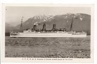 C.P.R., R.M.S. Empress of Canada outward bound for the Orient