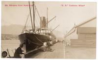 S.S. Marama from Australia. "E. R." Customs Wharf