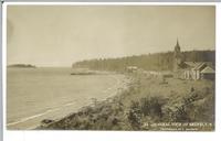 General view of Sechelt, B.C. (with Catholic Church)
