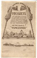 Vancouver Golden Jubilee: 1886-1936