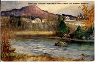 Robert Louis Stevenson's Home and Mt. Baker, Saranac Lake, Adirondack Mountains