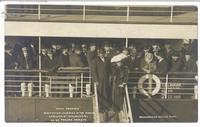 Jack Johnson - Heavyweight Champion of the World, arriving at Vancouver, B.C.