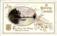 A Canadian river scene: a Christmas greeting