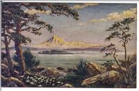 Mount Baker from Oak Bay, Victoria, B.C. (on reverse)
