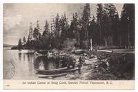 An Indian Canoe at Snug Cove, Stanley Forest, Vancouver, B.C. (DUPLICATE)