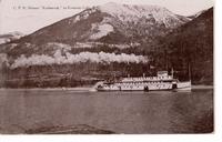 C.P.R. Steamer "Kuskanook" on Kootenay Lake, B.C.