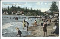 Bathing at English Bay,  Victoria (sic),  B.C.