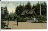 Entrance and Superintendent's Cottage, /  Stanley Park, Vancouver, B.C.