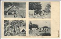 Camping Scenes at Cadboro Bay (upper), near Victoria (lower)
