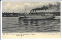 C.P.R.S.S. "Princess Victoria" entering Victoria Harbor