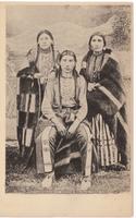 Souwangesheick and his Squaws, Cree Indians