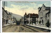 Ward Street showing Court House, Hume Hotel and Post Office, Nelson, B.C.