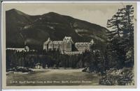 C.P.R. Banff Springs Hotel & Bow River, Banff, Canadian Rockies