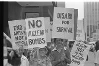 BC Peace Council demonstration against Reagan Administration N [nuclear]-bomb decision