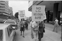 BC Peace Council demonstration against Reagan Administration N [nuclear]-bomb decision