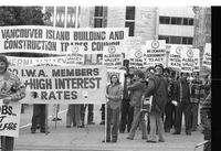 Van Island IWA [International Woodworkers of America] demonstration at Legislature