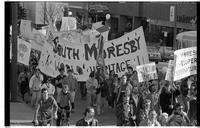 [Save] South Moresby Caravan march and rally, CN [Canadian National Railway] station to Canada Place
