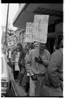 DERA [Downtown Eastside Residents Association] picket on Metropole Hotel re: Expo evictions